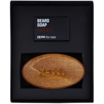 Zew For Men SET V. tuhé mydlo na tvár a fúzy 85 ml + kefa na bradu 1 ks