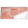 NOTIQUE Stolový Plánovací daňový 33 x 14,5 cm 2025