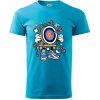 Lukostreľba komiks - Klasické pánske tričko vyššej gramáže - 3XL ( Svetlý tyrkys )