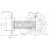 Brzdový kotúč HYUNDAI predný ELANTRA MATRIX 01- 9955520 MAXGEAR
