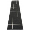 Pappelina Koberec FRED Black/Vanilla – čierny, veľkosť koberca 70 x 360 cm