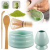 Zestaw Do Herbaty Matcha s bambusovou metličkou, ručné spracovanie, 5 Ks