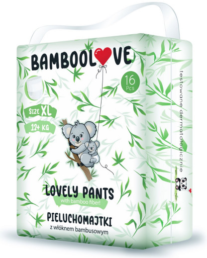 Bamboolove bambus XL 12+ kg 16 ks