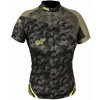 Dámsky cyklistický dres HAVEN, SINGLETRAIL W Čierna,Khaki XXL