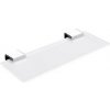 Nimco Kibo - Polička, dĺžka 30 cm, matné sklo/chróm Ki 14091B-30-26