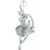 JwL Luxury Pearls Elegantná brošňa tanečnice s pravou perlou JL0875