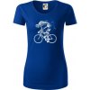 Cyklo kostra - Dámske tričko z organickej bavlny Origin (GOTS) - XL ( Kráľovská modrá )