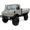 Amewi 22631 Unimog Basic hellgrau elektrický RC model nákladného automobilu RtR 1:12