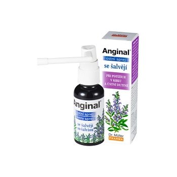 Anginal ústny sprej so šalviou 30 ml