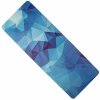 YATE Yoga mat prírodná guma modrá 4 mm