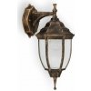 RABALUX SK Svietidlá s.r.o. Vonkajšie nástenné svietidlo Nizza 8451 - antická zlatá - priehľadná