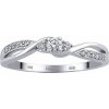 Silvego Diamantový prsteň (0,19 ct) Ellen z bieleho zlata DNN1100RGWD