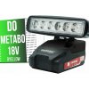 PRACOVNÁ LAMPA PRE Metabo 18V baterka LED LAMPA