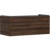 Skrinka pod umývadlo pod dosku Hansgrohe Xelu Q 118x49,5x55 cm tmavý orech 54065000