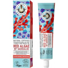 Babička Agáta Prírodná certifikovaná zubná pasta na ochranu skloviny Sachalínske červené riasy 85 ml