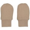 Lodger Dojčenské rukavičky Mittens Seersucker Beige