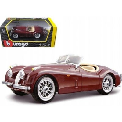 Bburago BoburugoJaguar XK 120 Roadster 1951 Zelená 1:24