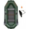 KOLIBRI K-280 T nafukovací čln s lamelovou podlahou + držiak motora - 84859 Zelená 84859-01