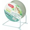 Trixie ZOLUX Kolečko pro křečka, kovové, se základnou, COSY, 17 cm, modro/zelené