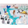 Janod puzzle s textúrou Život na ľade 20 dielov 02773