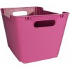 OKT Plastový box LOFT 12 l, ružový, 35,5x23,5x20 cm POSLEDNÝ 1 KS