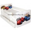 Amila Detská posteľ Tobi Cars Modrá 160x80 cm s matracom : Šuplík - So šuplíkom