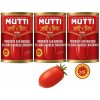 Paradajky San Marzano 400g Mutti DOP, celé lúpané talianske paradajky na pizzu