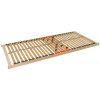 Tropico DOUBLE XXL - lamelový rošt s nosnosťou 160 kg 110 x 220 cm, brezové lamely + brezové nosníky