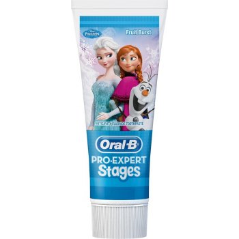 Oral B Pro-Expert Stages Princess zubná pasta pre deti príchuť Bubble Gum 75 ml