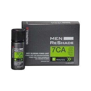 Goldwell Men Reshade 7CA - stredná popolavá blond 4 x 20 ml