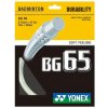 Badmintonový výplet Yonex BG 65 (10 m) - white (0.70 mm)