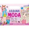 Krásna móda omaľovanka s nálepkami