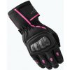 Dámské kožené rukavice na motorku RST S1 černé/růžová vel. 07