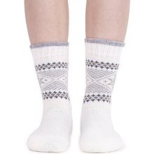 Vlnka Ovčie ponožky Merino vločka biela