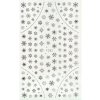 BIO NAILS nálepka Vianoce F282 strieborná