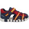 Chlapčenské sandále Geox, B SANDAL IUPIDOO červená,tmavo modrá,žltá,biela 23