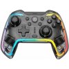 White Shark Bezdrátový Gamepad PRAETORIAN, pro PC,PS3/PS4,Android,iOS,Nintendo,RGB,transparentní