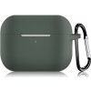 Ochranné pouzdro na Apple Airpods 3, silikónové hladké Farva: Zelená tmavá