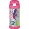 Detská termoska so slamkou FUNtainer 355ml® - Motýľ