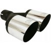 Univerzálna okrúhla koncovka tlmiča 100 mm, dĺžka 200 mm, priemer montáže 50 mm