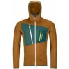 Ortovox FLEECE GRID HOODY M sly fox XXL; Oranžová mikina