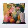 Takoy Obliečka na vankúš 45x45 nepremokavý polyester maľovany obraz kvetov 2-HT-00301 | 45 x 45 cm