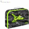 oxybag Detský lamino kufrík - 34 cm - stíhačka