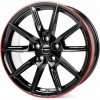 Borbet LX19 8x19 5x108 ET45 black glossy rim red