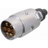 Hliníková zástrčka ťažného zariadenia k vozíku 7 PIN - 12/24V