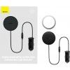 Baseus CW01 magnetický držiak do auta na mriežku s nabíjačkou USB-A, 15W + 25W (čierny)