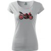Dámske tričko s moto motívom160 Racing (Moto tričko)