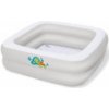 Bestway 51116 Detský bazén štvorec biely 86 x 86 x 25 cm