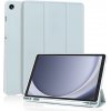 Techsuit - Flex Trifold knižkové puzdro s držiakom na stylus pre Samsung Galaxy Tab A11 / Galaxy Tab A9 – svetlomodré