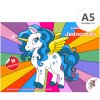 Omaľovanka A5 - Jednorožci + samolepky